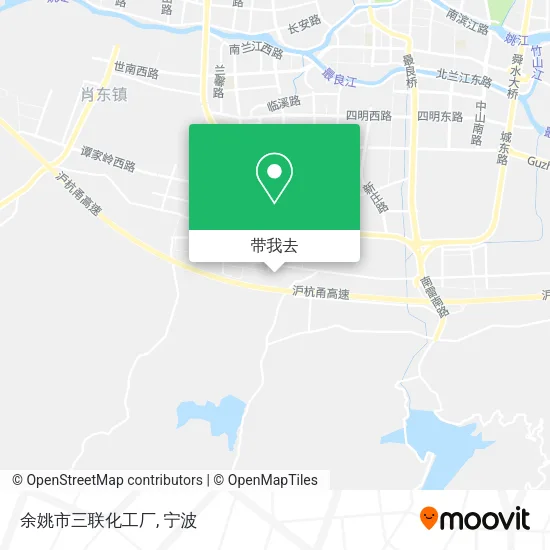 余姚市三联化工厂地图