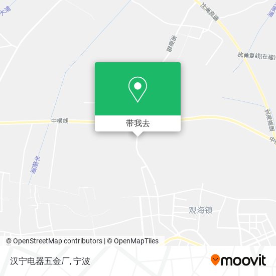 汉宁电器五金厂地图