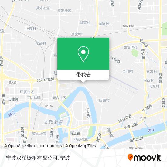 宁波汉柏橱柜有限公司地图