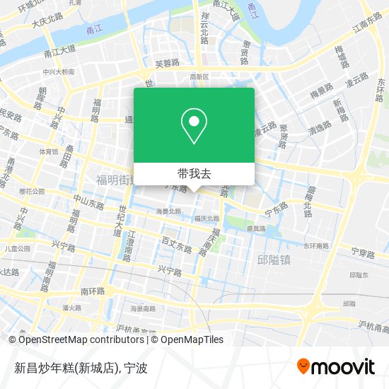新昌炒年糕(新城店)地图