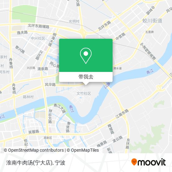 淮南牛肉汤(宁大店)地图