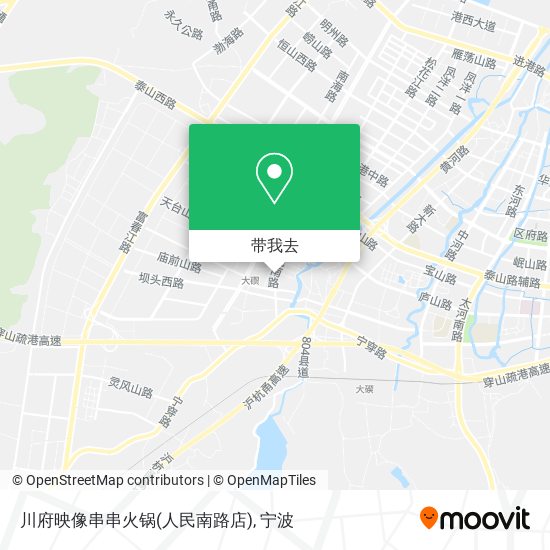 川府映像串串火锅(人民南路店)地图