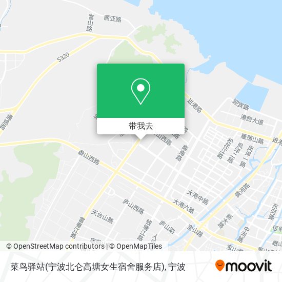 菜鸟驿站(宁波北仑高塘女生宿舍服务店)地图