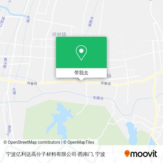 宁波亿利达高分子材料有限公司-西南门地图