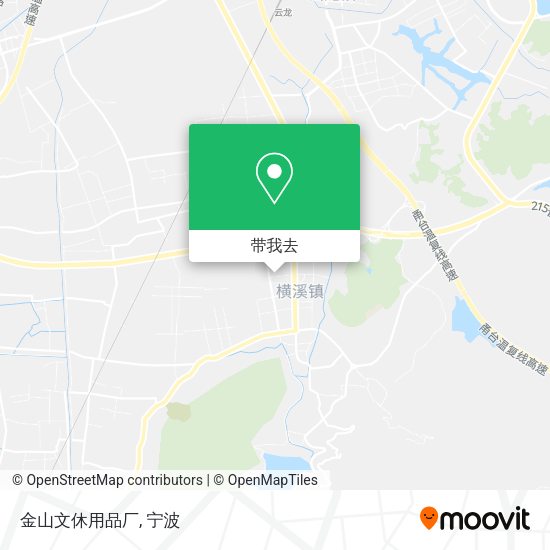 金山文休用品厂地图