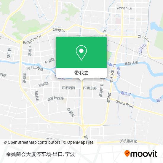 余姚商会大厦停车场-出口地图