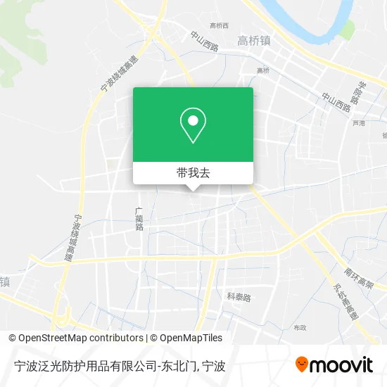 宁波泛光防护用品有限公司-东北门地图