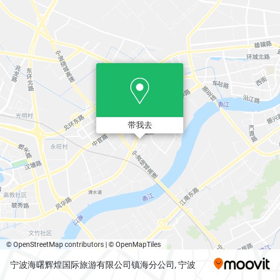 宁波海曙辉煌国际旅游有限公司镇海分公司地图