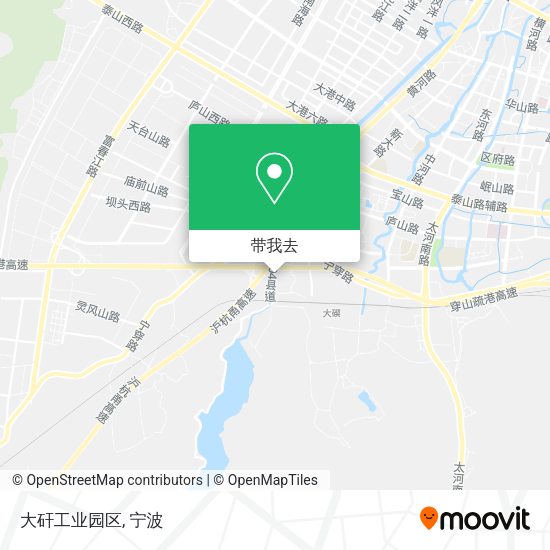 大矸工业园区地图