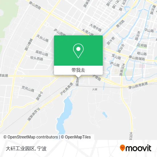 大矸工业园区地图