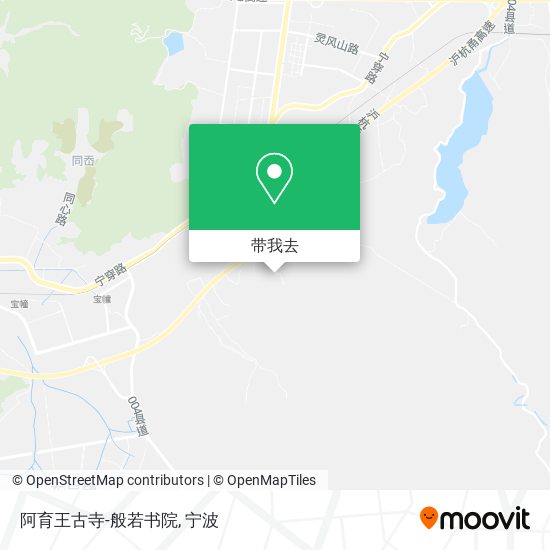 阿育王古寺-般若书院地图