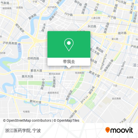 浙江医药学院地图
