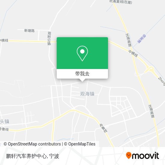 鹏轩汽车养护中心地图