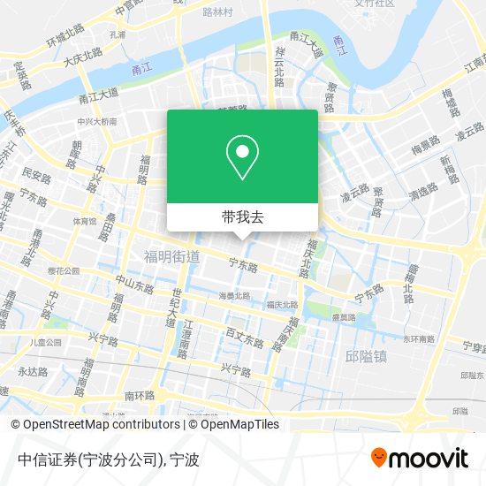 中信证券(宁波分公司)地图