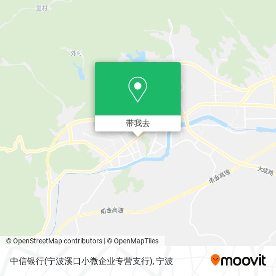 中信银行(宁波溪口小微企业专营支行)地图
