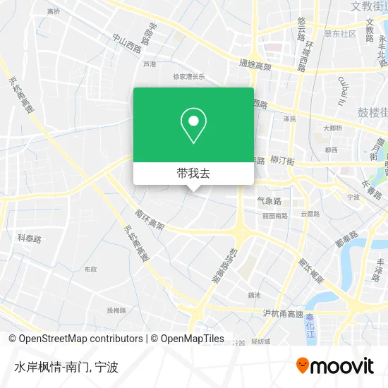 水岸枫情-南门地图