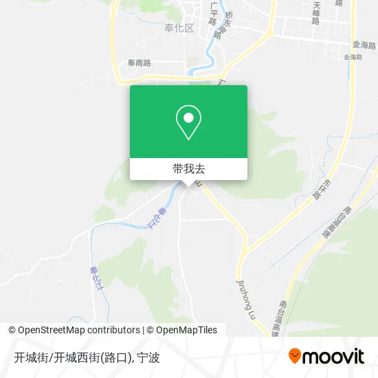 开城街/开城西街(路口)地图