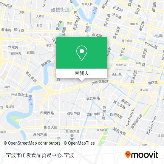 宁波市甬发食品贸易中心地图