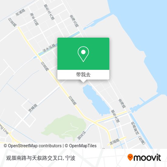 观蜃南路与天叙路交叉口地图