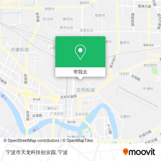 宁波市天龙科技创业园地图