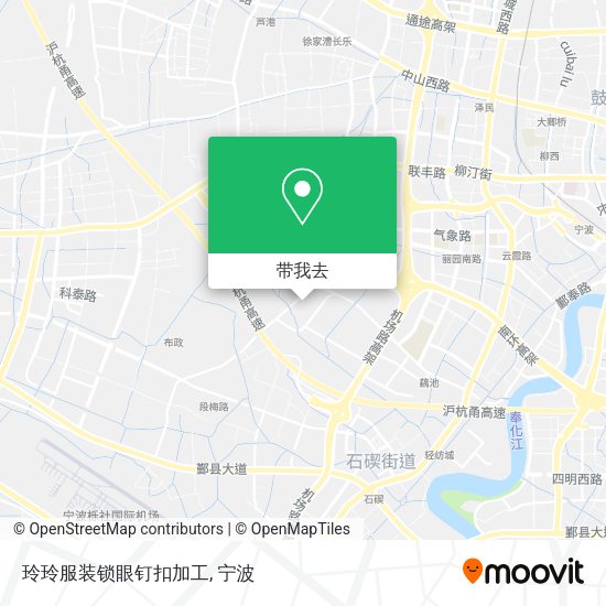 玲玲服装锁眼钉扣加工地图