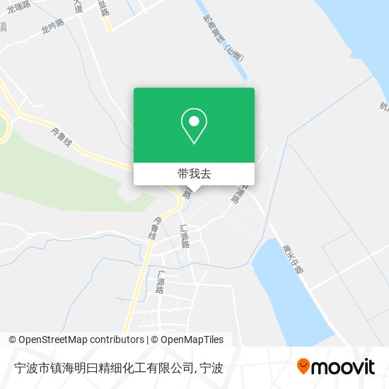 宁波市镇海明曰精细化工有限公司地图