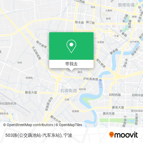 503路(公交藕池站-汽车东站)地图