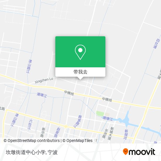 坎墩街道中心小学地图