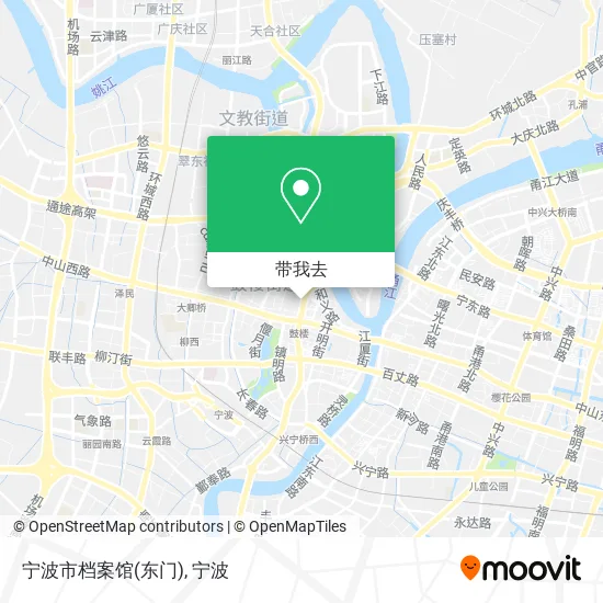 宁波市档案馆(东门)地图