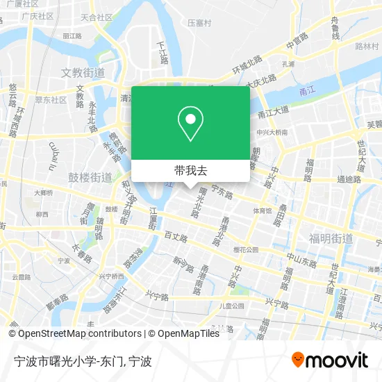 宁波市曙光小学-东门地图
