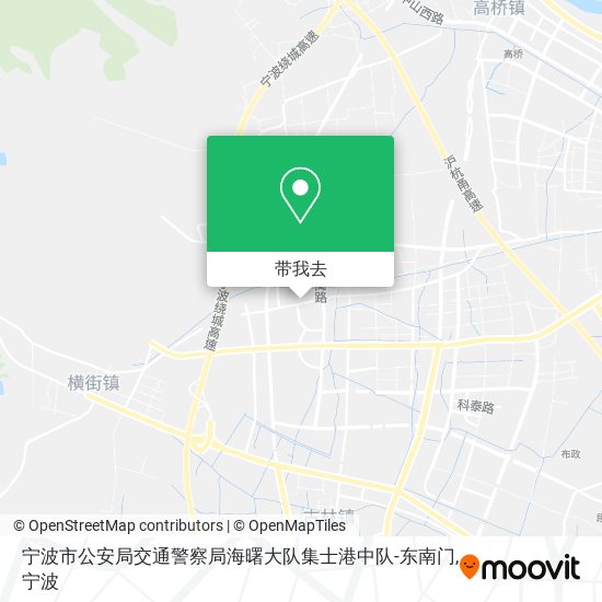 宁波市公安局交通警察局海曙大队集士港中队-东南门地图
