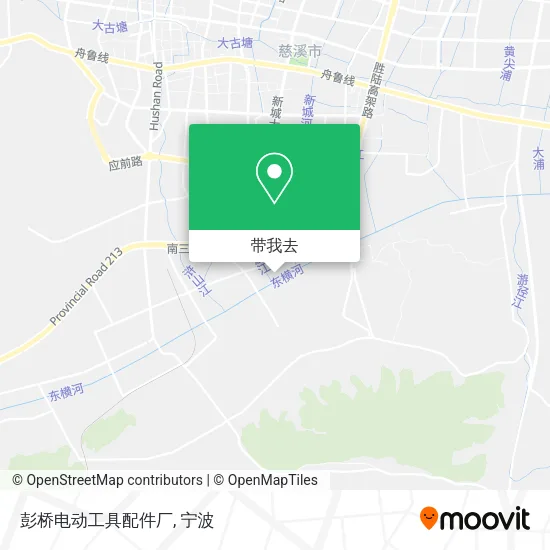 彭桥电动工具配件厂地图