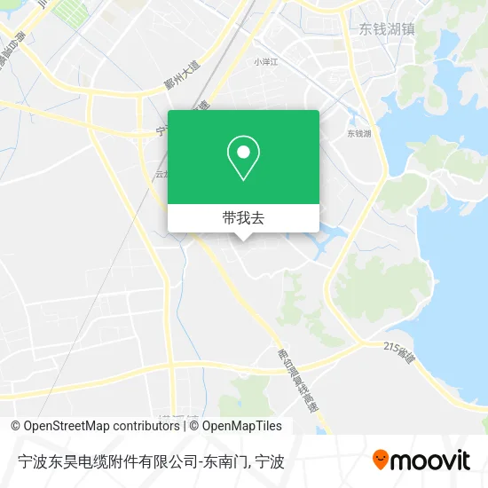 宁波东昊电缆附件有限公司-东南门地图