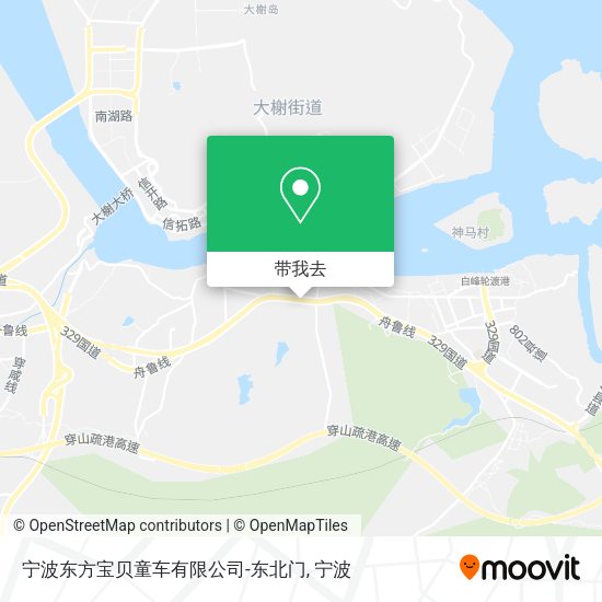 宁波东方宝贝童车有限公司-东北门地图