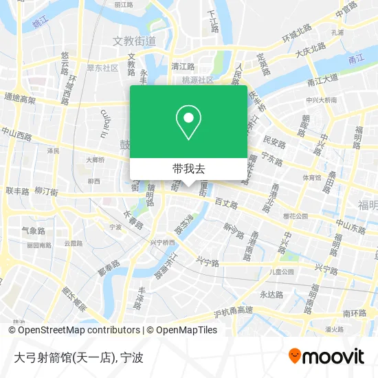 大弓射箭馆(天一店)地图
