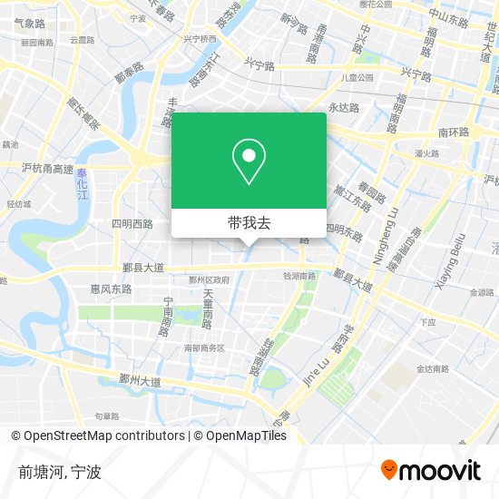 前塘河地图