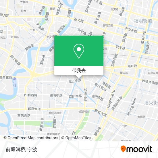 前塘河桥地图