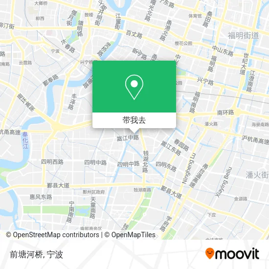 前塘河桥地图