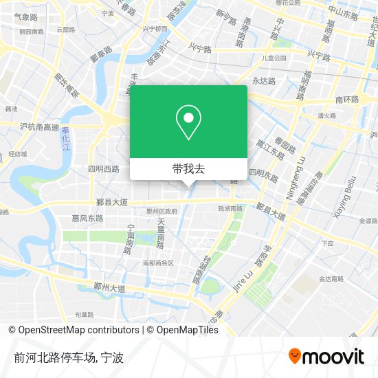 前河北路停车场地图