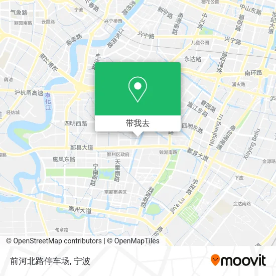 前河北路停车场地图
