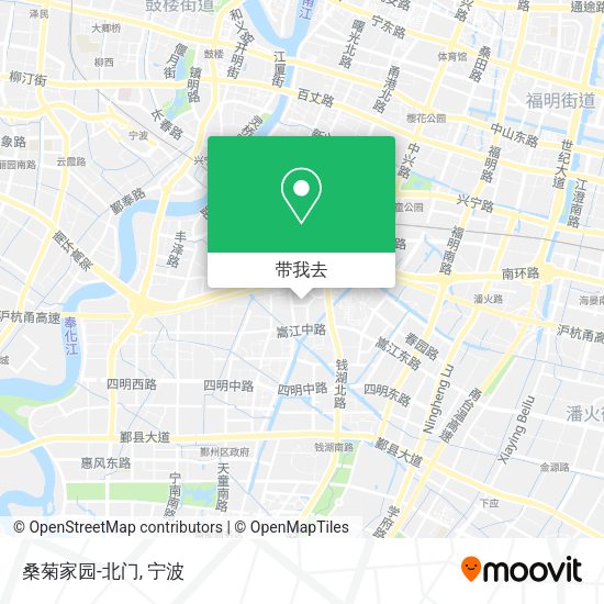 桑菊家园-北门地图