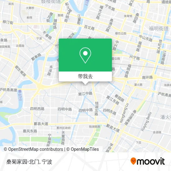 桑菊家园-北门地图
