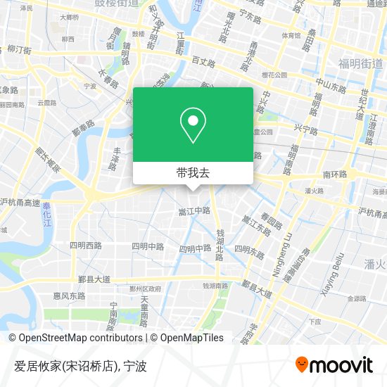 爱居攸家(宋诏桥店)地图
