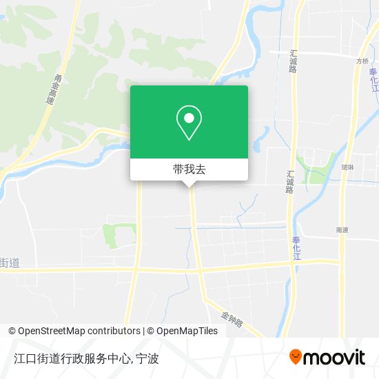 江口街道行政服务中心地图