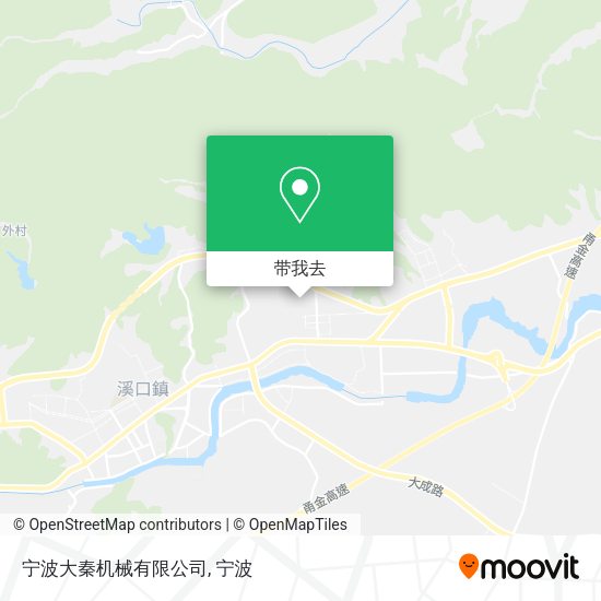 宁波大秦机械有限公司地图