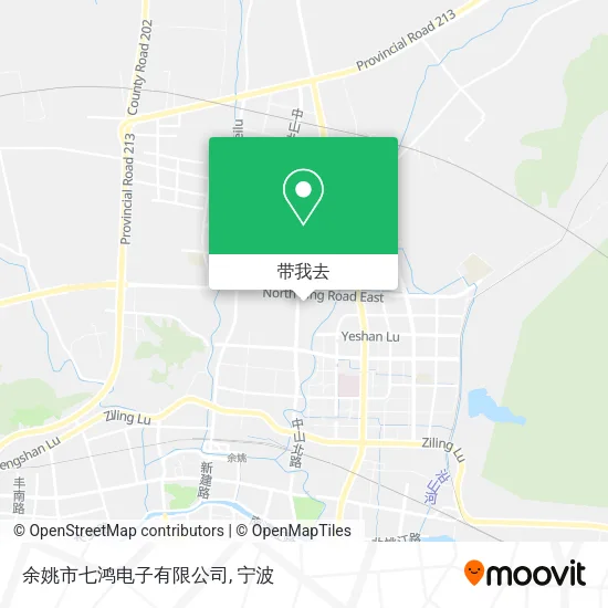 余姚市七鸿电子有限公司地图