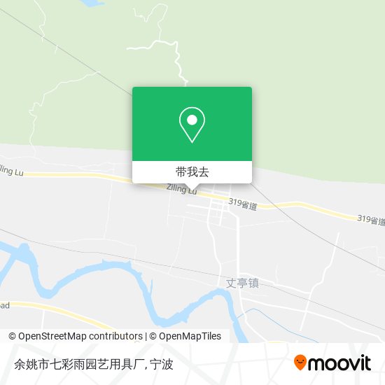 余姚市七彩雨园艺用具厂地图