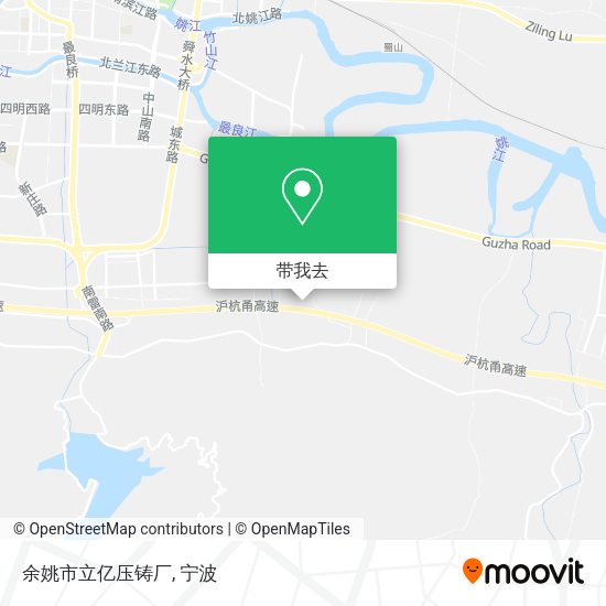 余姚市立亿压铸厂地图