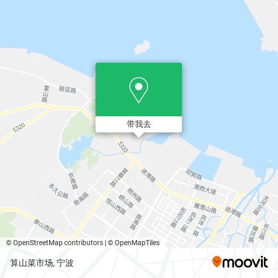 算山菜市场地图