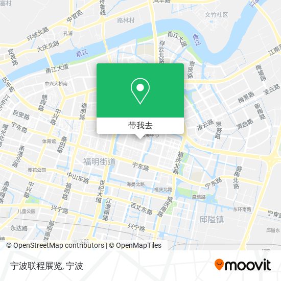 宁波联程展览地图